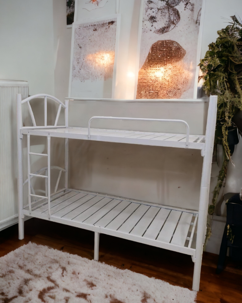 New Bunk Bed, Steel Bed, Mattress - 1