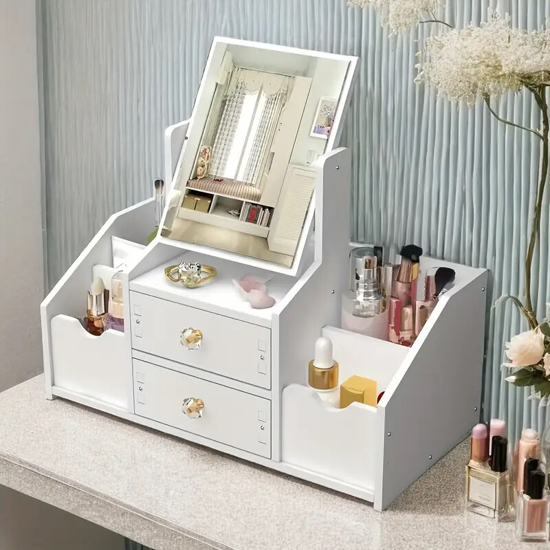cosmetic rack with mirror  - 9