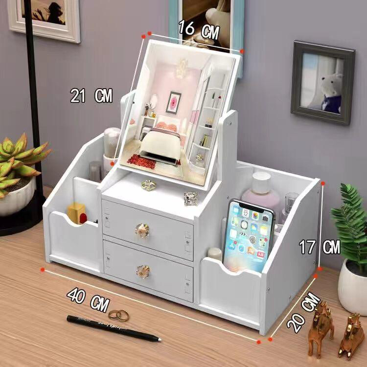 cosmetic rack with mirror  - 5
