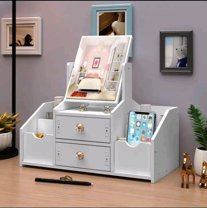 cosmetic rack with mirror  - 7