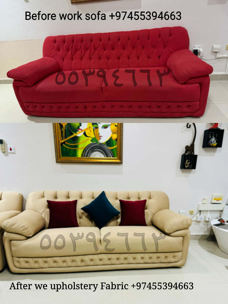 Sofa curtains making and repair  - 17