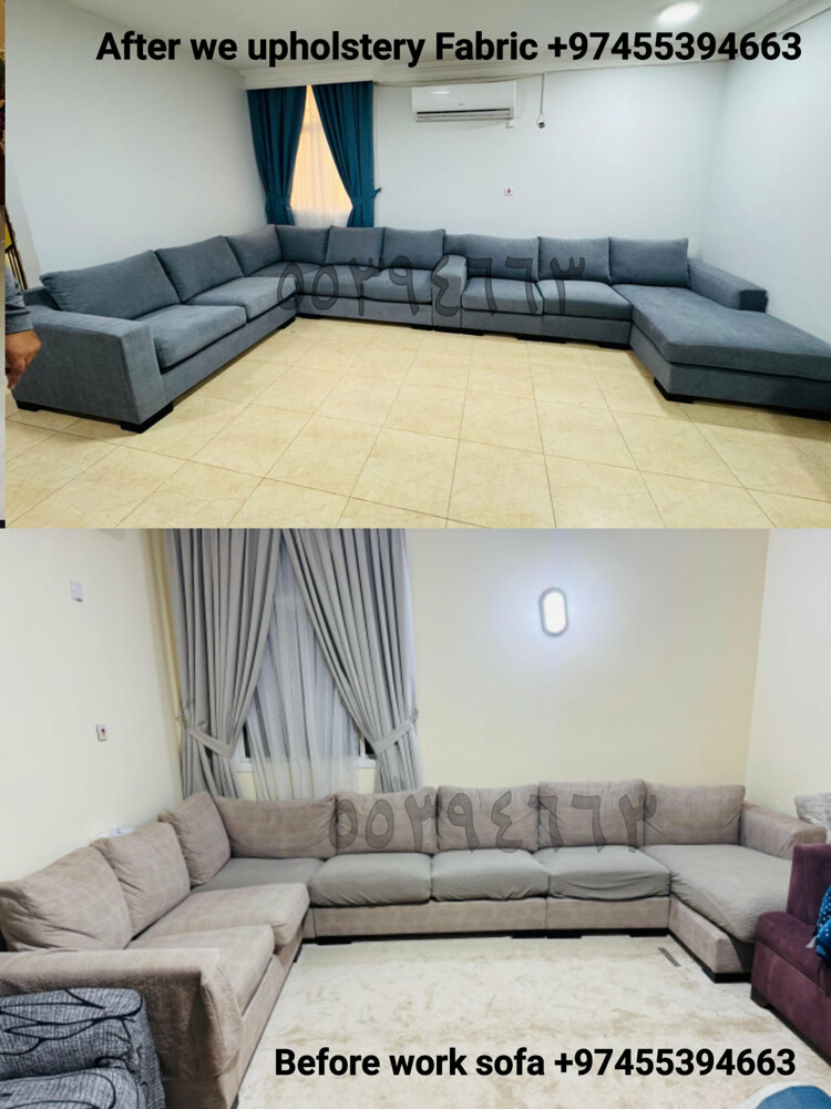 Sofa curtains making and repair  - 14