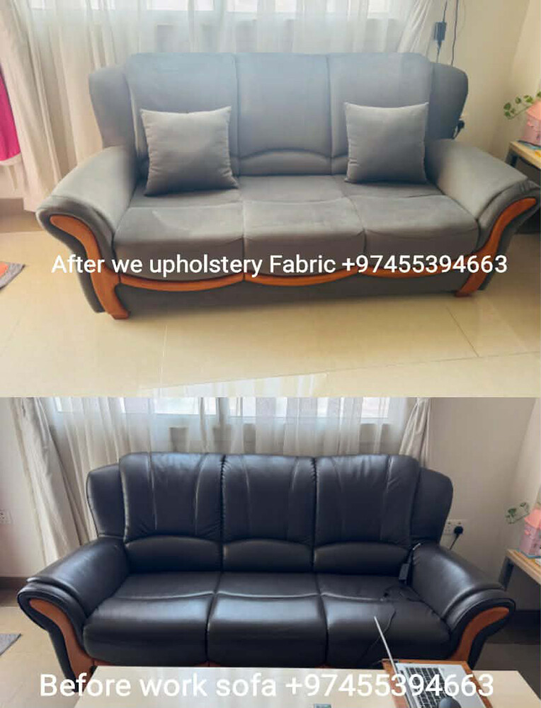 Sofa curtains making and repair  - 23