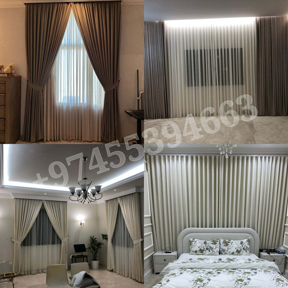 Sofa curtains making and repair  - 19