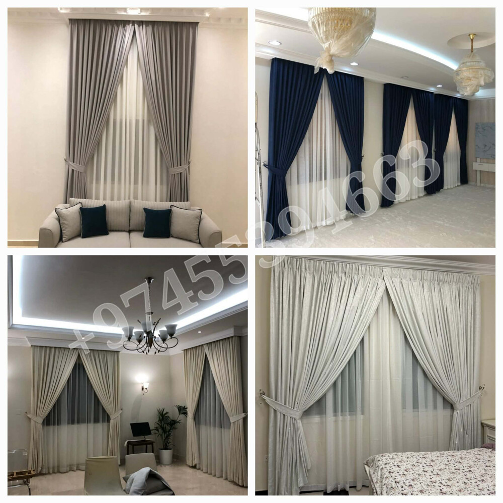 Sofa curtains making and repair  - 18