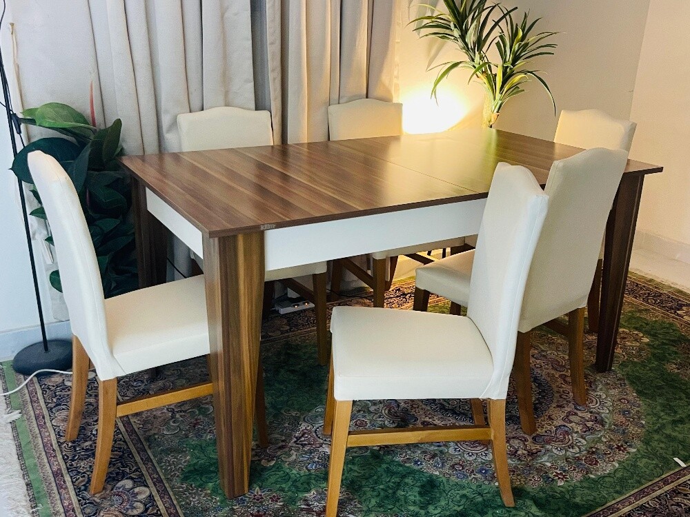 Turkish Brand new 6 chair Dining - 3