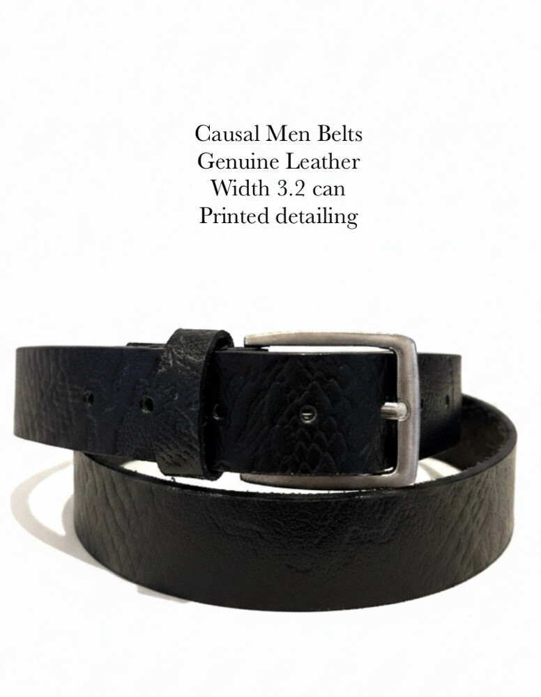 Genuine Leather Men Belt - 4