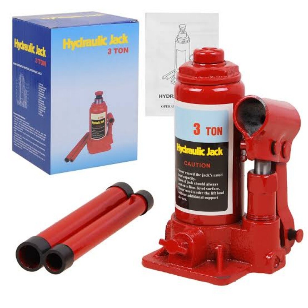 Heavy-Duty 3-Ton Hydraulic Bottle J - 3
