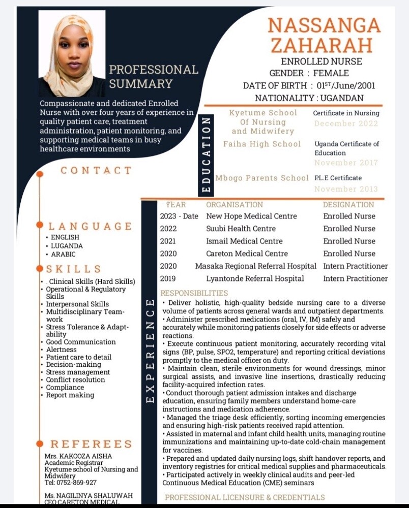 Muslim Uganda Nurse , Caregiver - 2