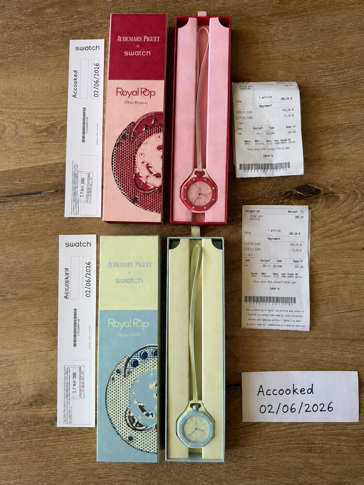 Ap x Swatch Royal Pop Pocket  - 1