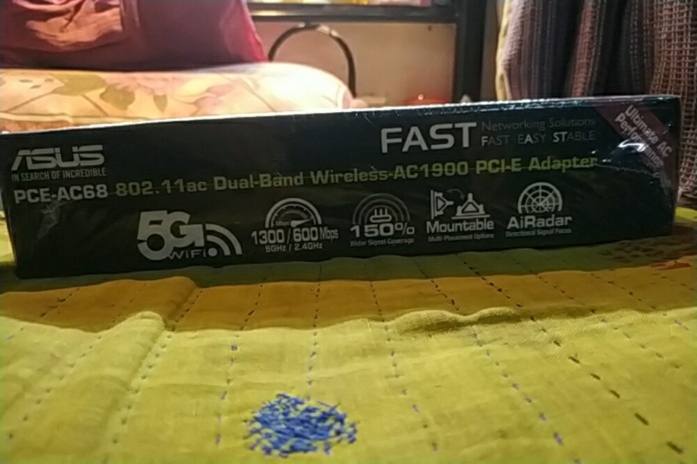 ASUS PCE-AC68 Dual-Band PCI-E Wi-Fi - 3
