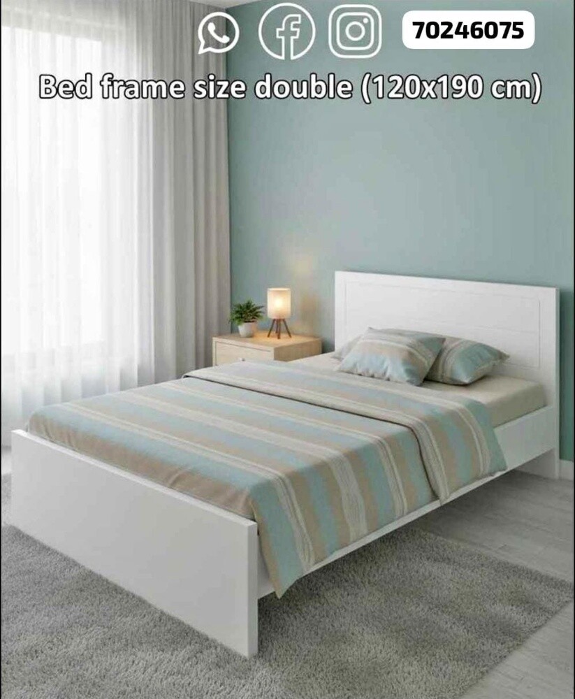 new wooden bed available - 1