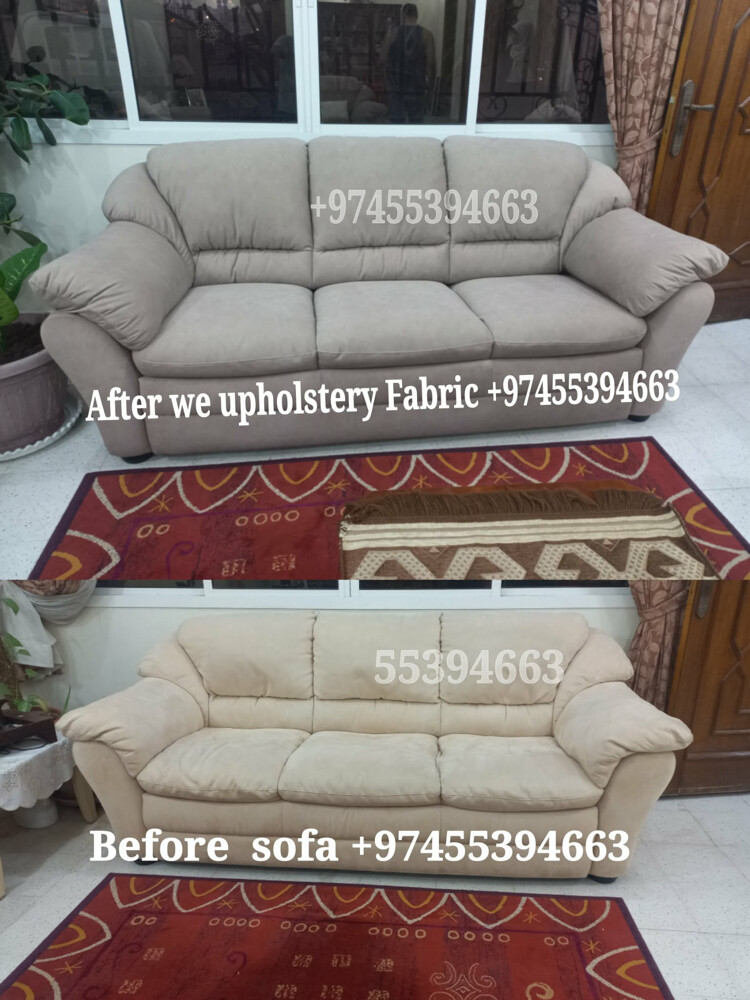 making new curtains and sofa - 1