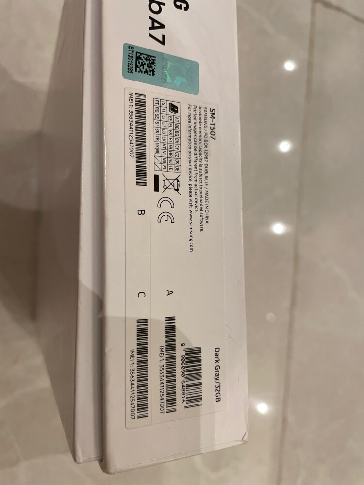 Tab A7 - 2