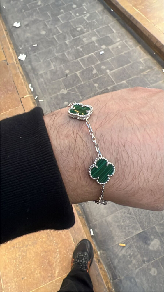 van cleef bracelet for man(silver) - 2