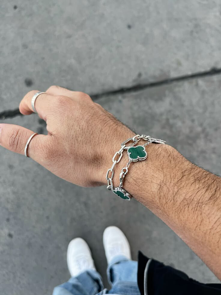 van cleef bracelet for man(silver) - 1