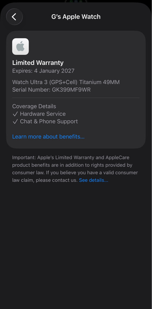 Apple Watch Ultra 3, battery 100% - 2