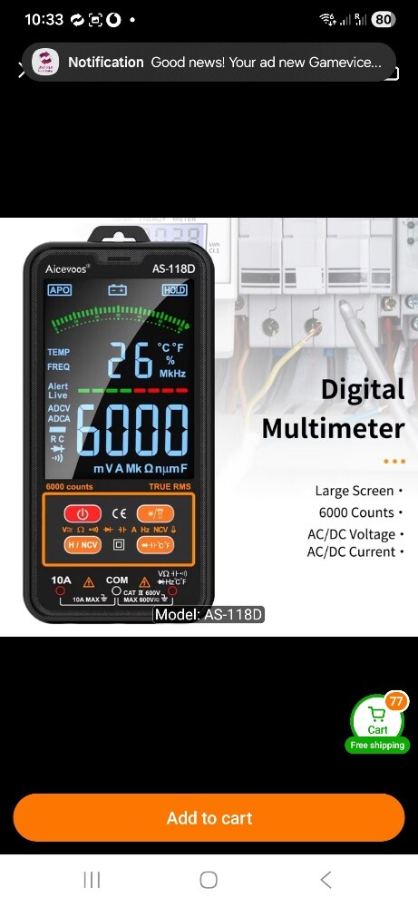 Brandnew Smart Digital Multimeter - 3