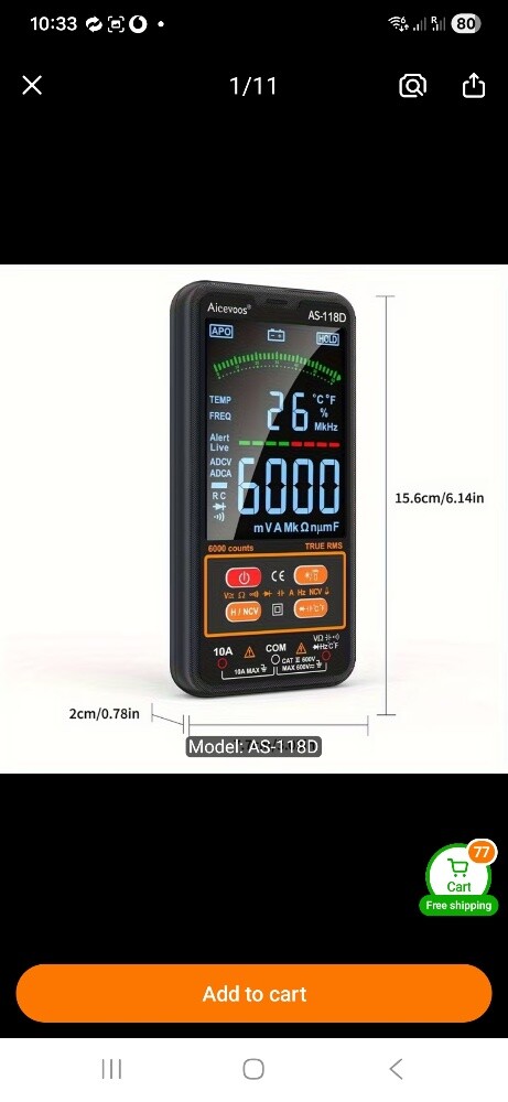 Brandnew Smart Digital Multimeter - 4