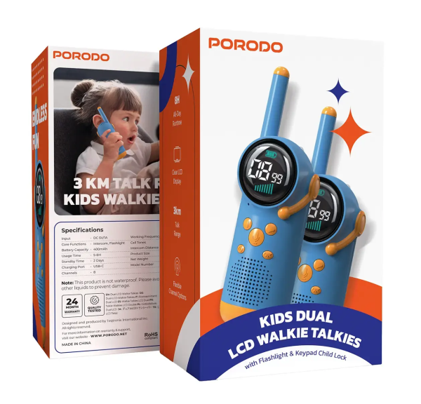 Porodo Kids LCD Walkie Talkies - 3