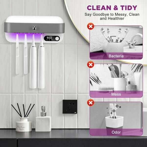 Yesido MG32 UV Toothbrush Dryer - 4