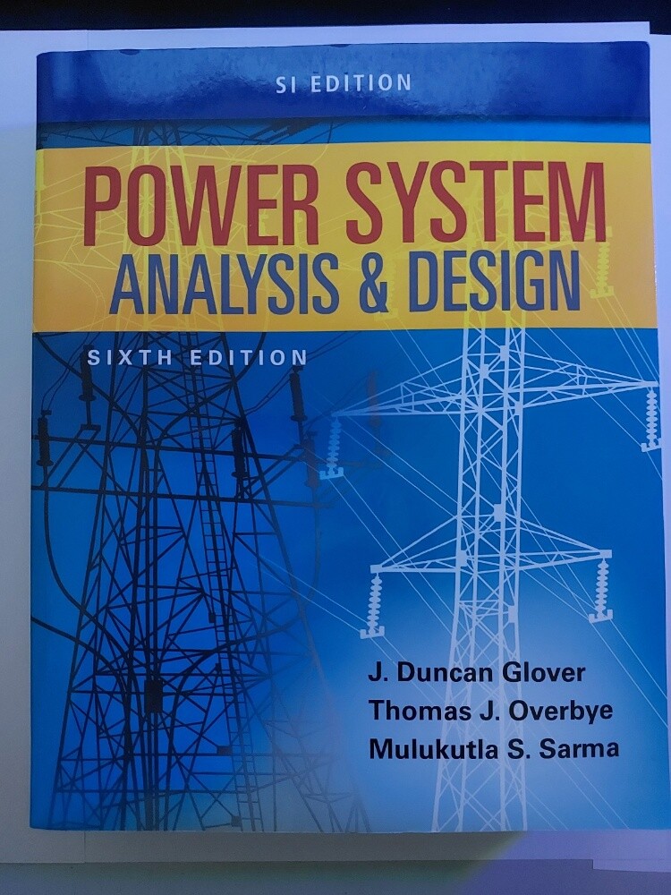 Power System Analysis & Design - 1