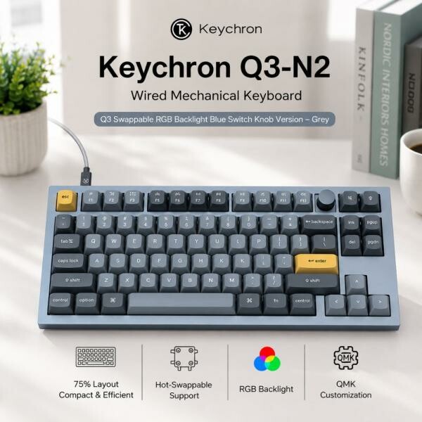 Keychron Q3-N2 RGB Keyboard - 3