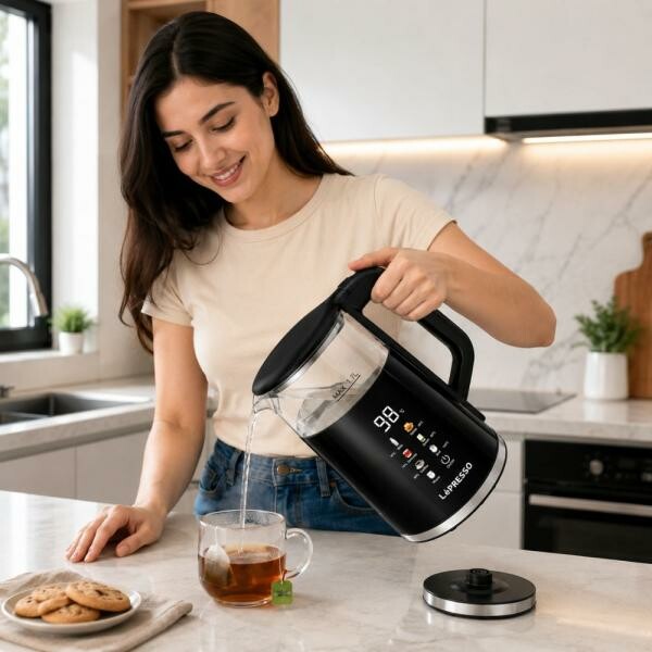 1.7L Digital Electric Kettle Black - 2