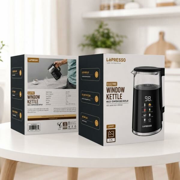 1.7L Digital Electric Kettle Black - 4