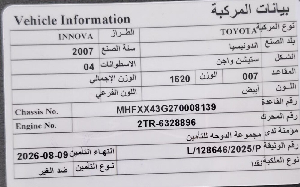 Toyota Innova 2007 - 16