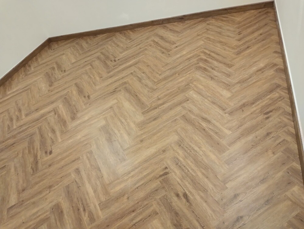 SPC flooring zigzag barkiya - 3