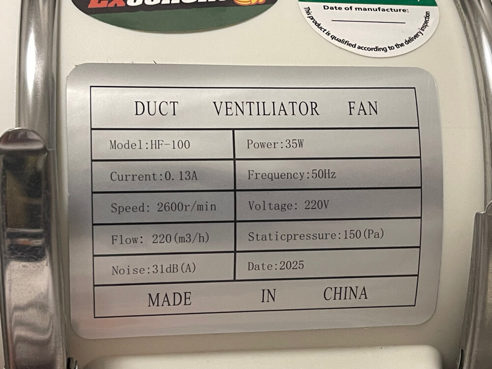 Duct Round 4/6Inch Exhaust - 14