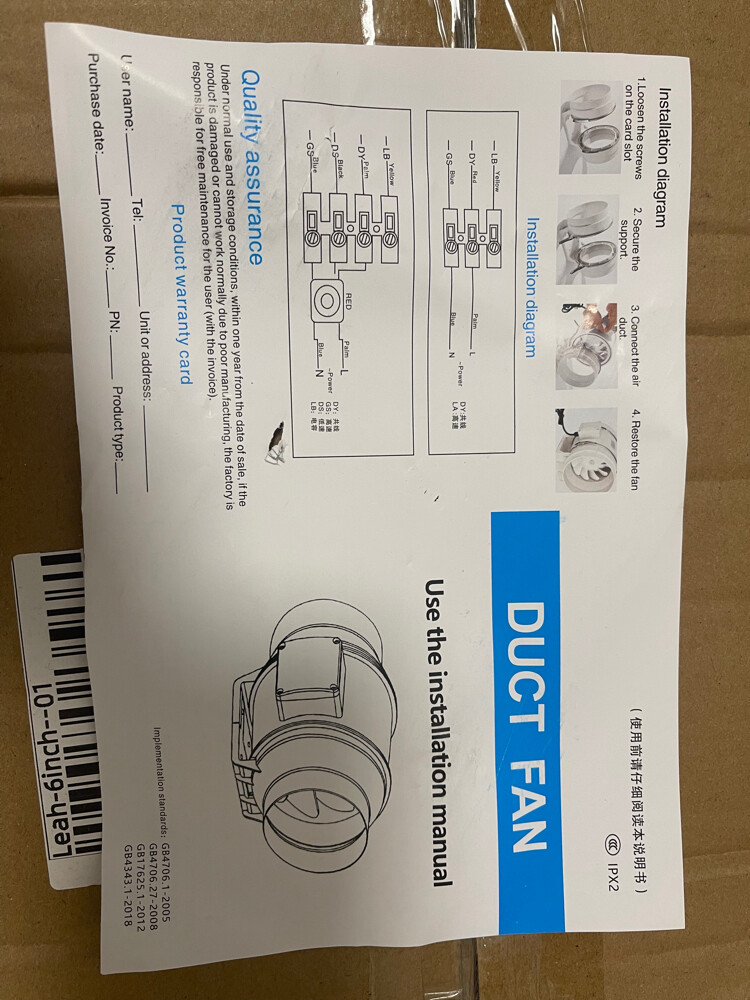 Duct Round 4/6Inch Exhaust - 6