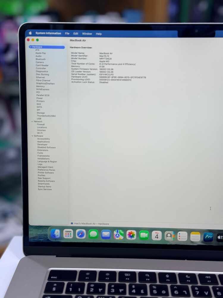 MacBook Air15 inch M3 512 gb - 4