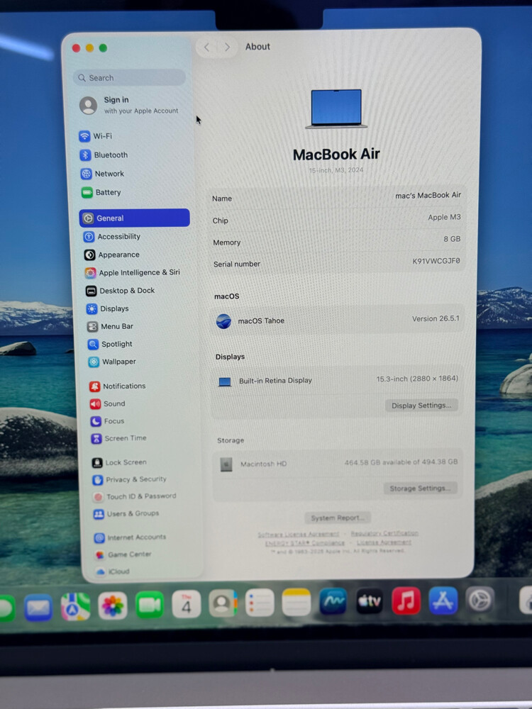 MacBook Air15 inch M3 512 gb - 7