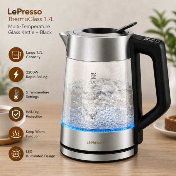 ThermoGlass 1.7L Electric Kettle - 3