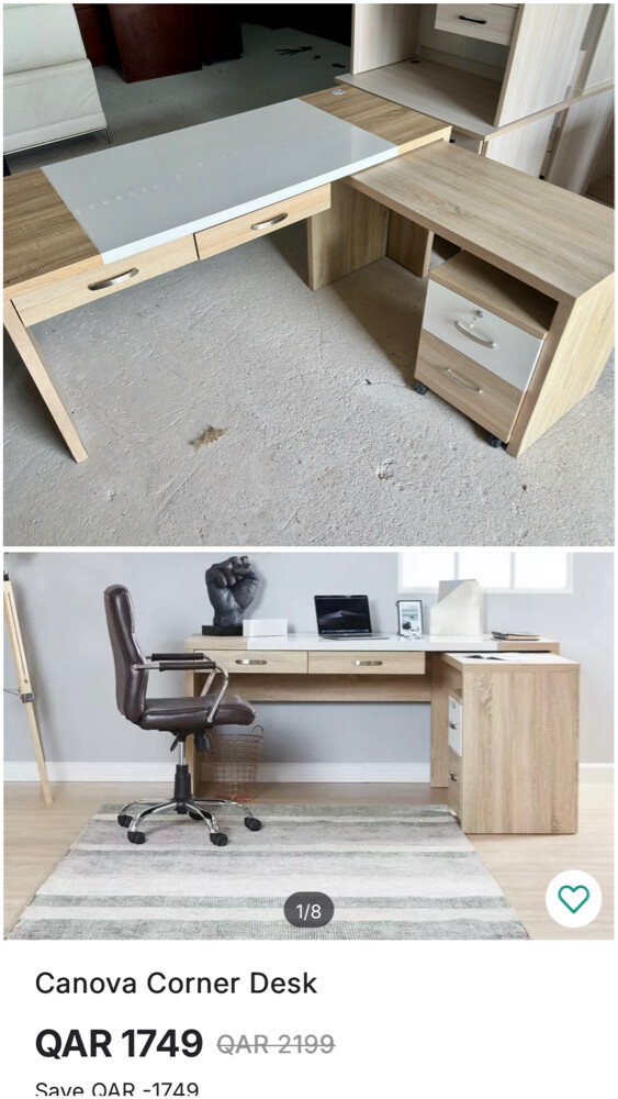 UsedOffice Desks 1.60 cm 66980316 - 5
