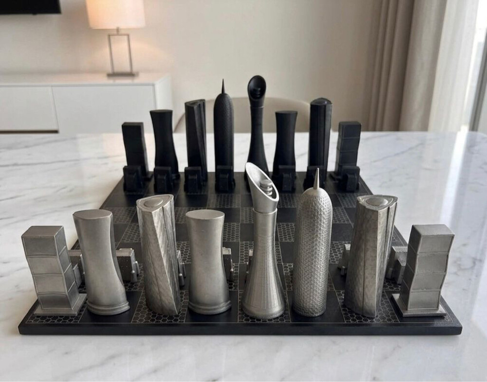 Limited Edition Doha Skyline Chess - 4