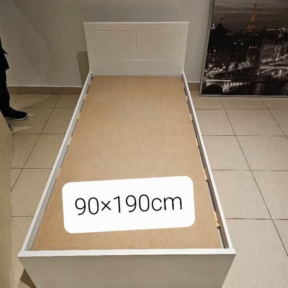 Wooden new single bed frame - 1