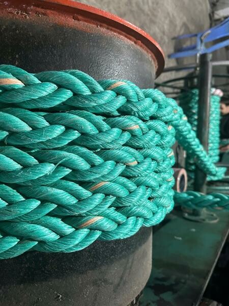 Used Braided Nylons rope - 2