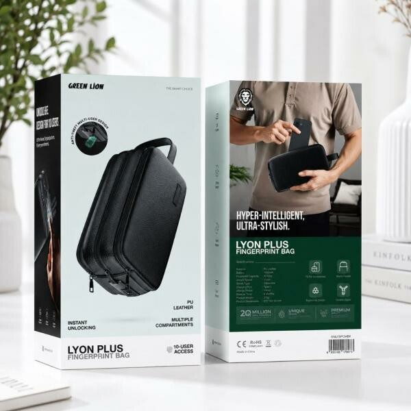Lyon Plus Fingerprint Bag Black - 3