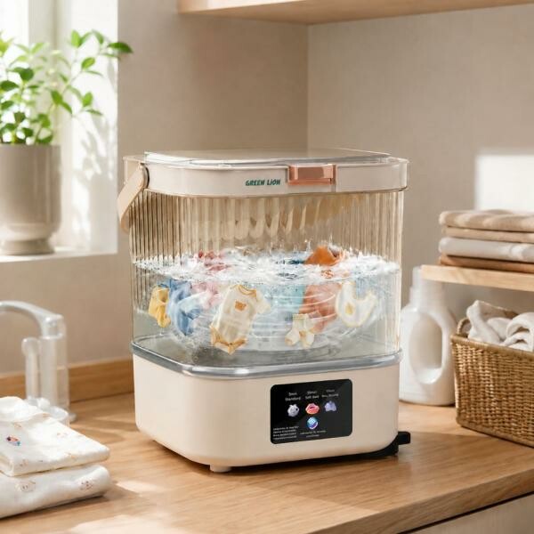 12L portable washing machine white - 2