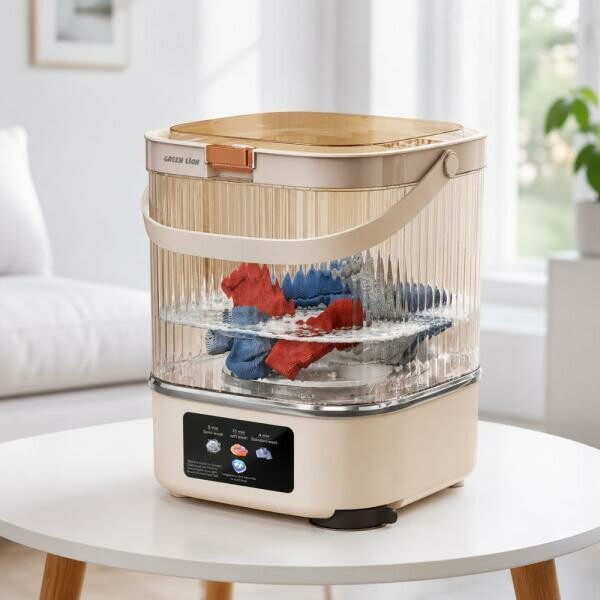 12L portable washing machine white - 1