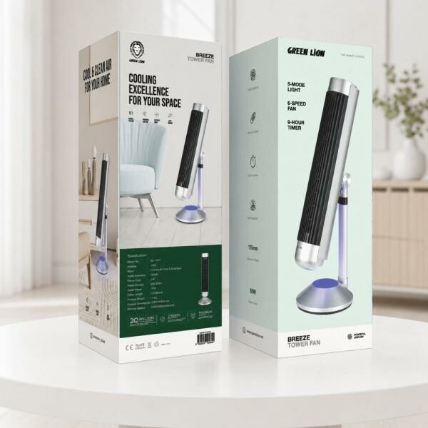 Green Lion Breeze Tower Fan 50W - 4