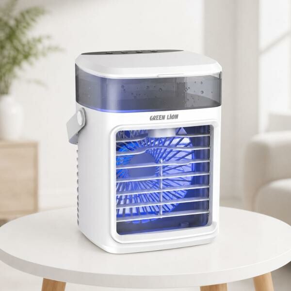 Rechargeable Air Cooler Fan - White - 1