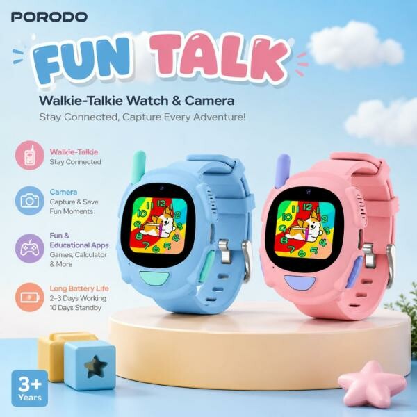 Kids Smart Watch Walkie Talkie - 3