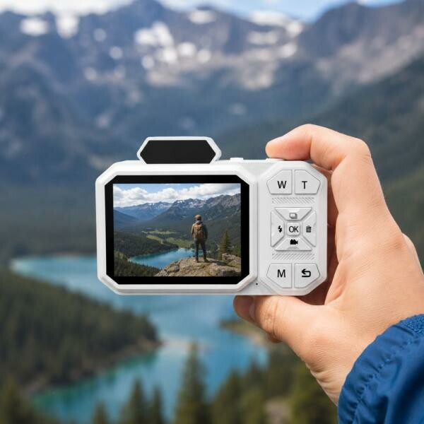 Video Stabilization Camera - White - 2