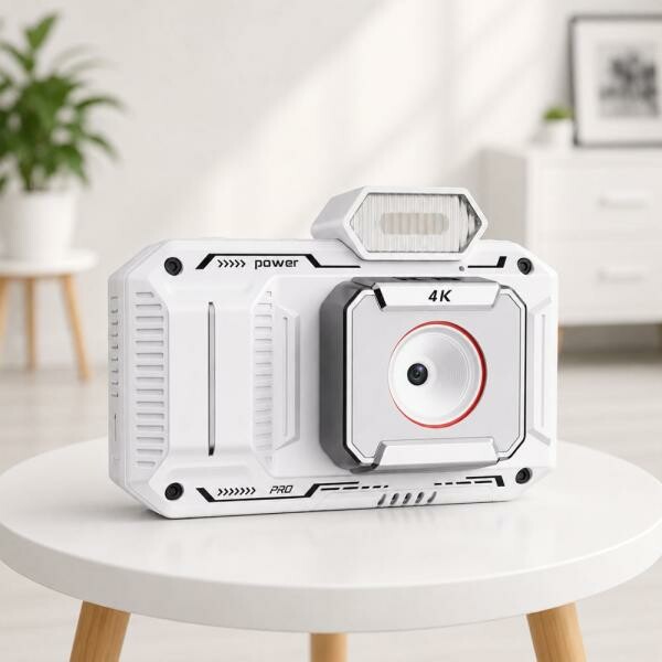 Video Stabilization Camera - White - 1