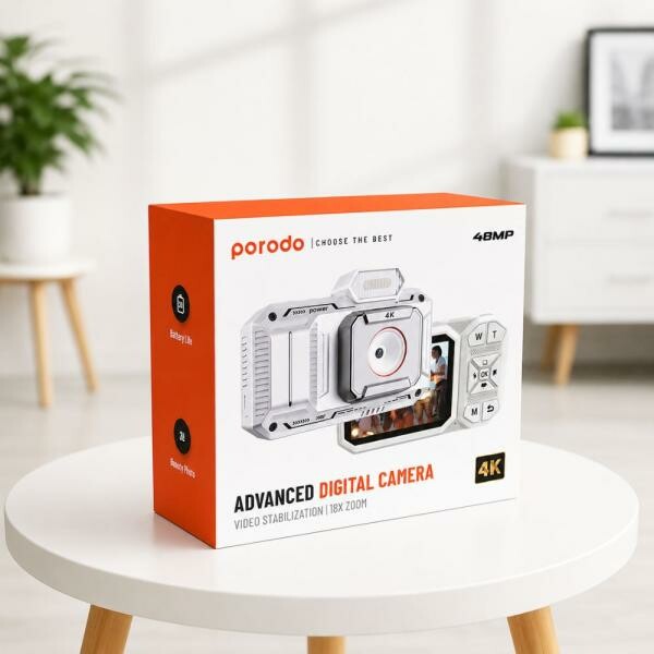 Video Stabilization Camera - White - 4