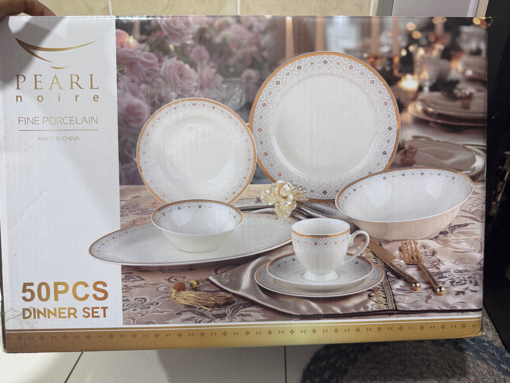 Pearl Porcelain Dinner Set 50pcs  - 1